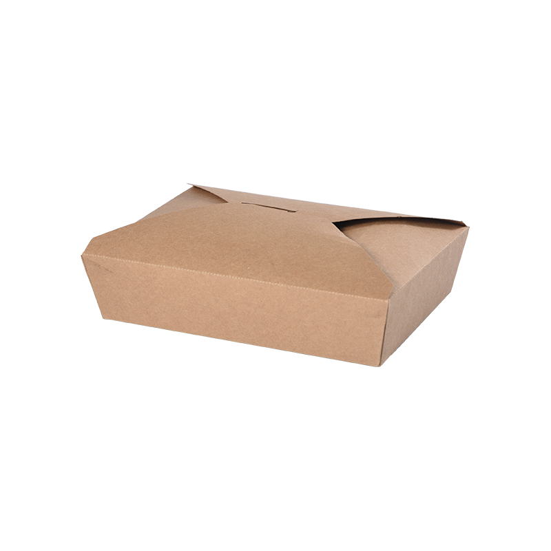 Kraftový papírový vyjímací box Zásobník na potraviny