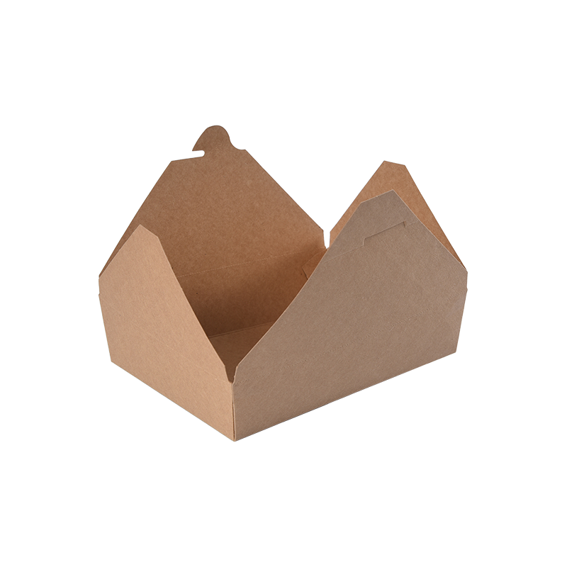 Kraftový papírový vyjímací box Zásobník na potraviny