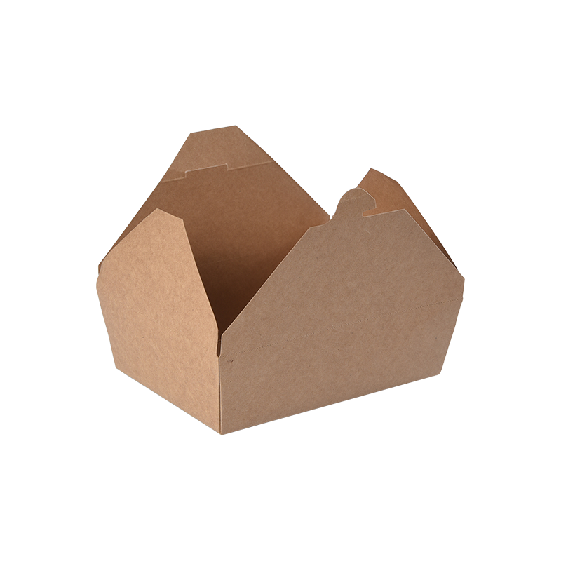 Kraftový papírový vyjímací box Zásobník na potraviny