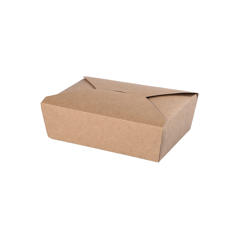 Kraftový papírový vyjímací box Zásobník na potraviny