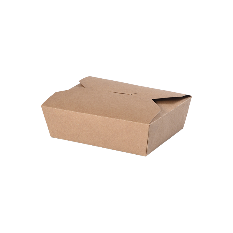 Kraftový papírový vyjímací box Zásobník na potraviny