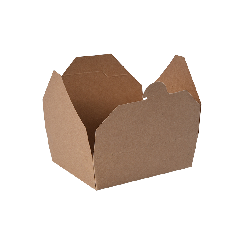 Kraftový papírový vyjímací box Zásobník na potraviny