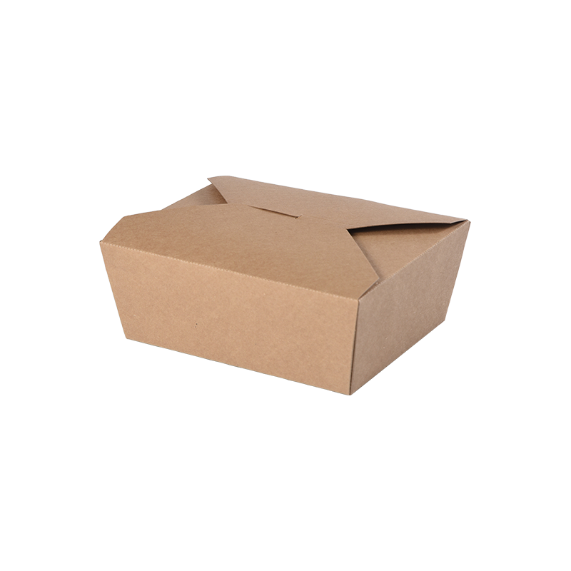 Kraftový papírový vyjímací box Zásobník na potraviny