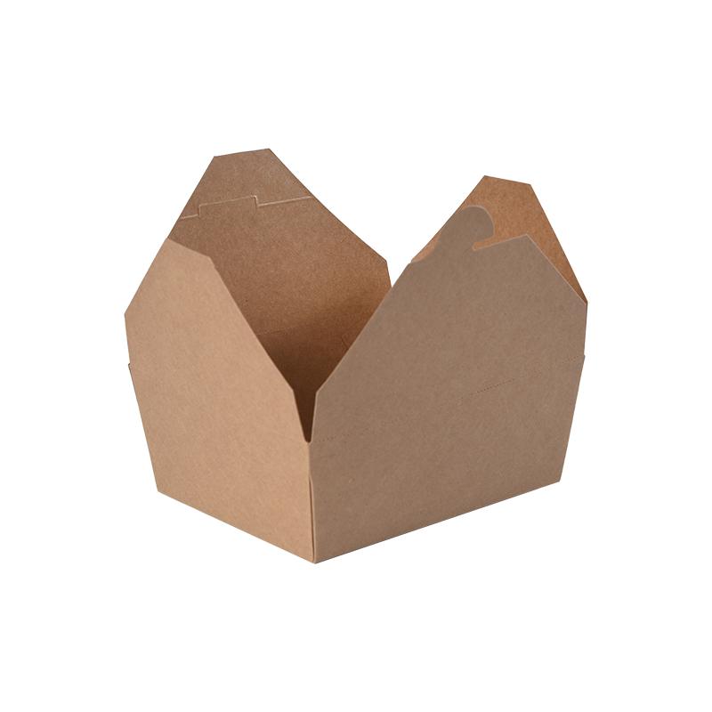 Kraftový papírový vyjímací box Zásobník na potraviny