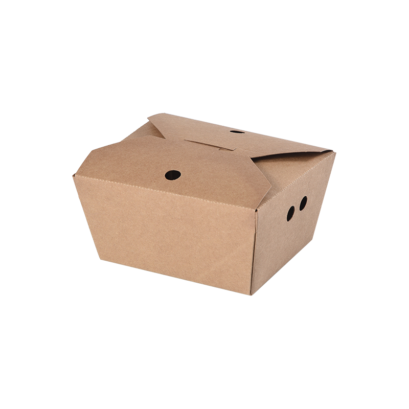 Kraftový papírový vyjímací box Zásobník na potraviny