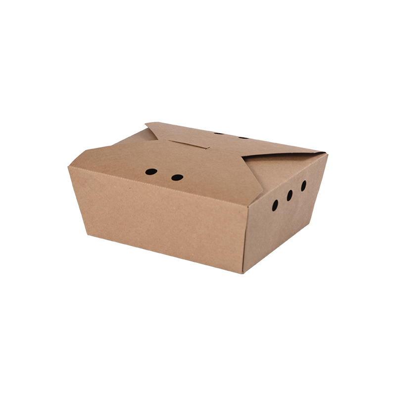 Kraftový papírový vyjímací box Zásobník na potraviny