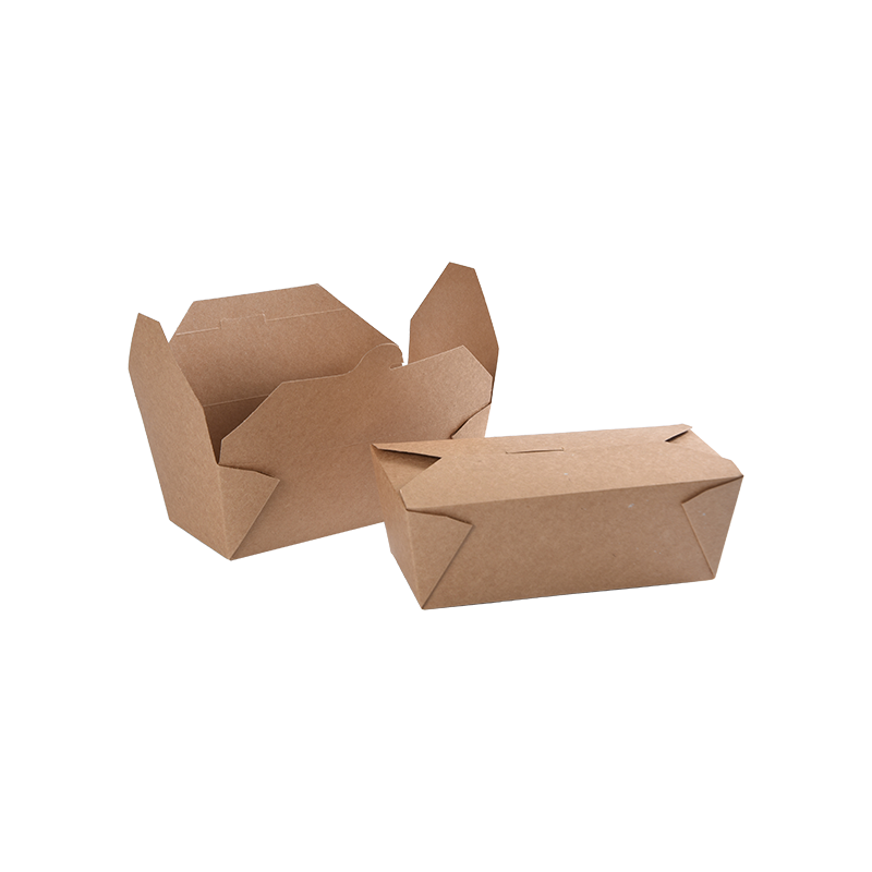 Kraftový papírový vyjímací box Zásobník na potraviny