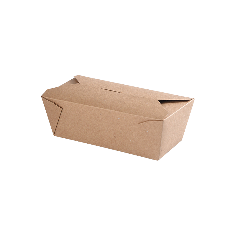 Kraftový papírový vyjímací box Zásobník na potraviny