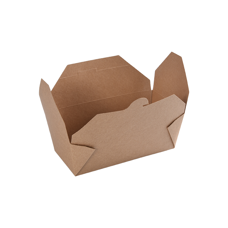 Kraftový papírový vyjímací box Zásobník na potraviny