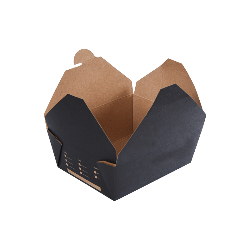 Kraftový papírový vyjímací box Zásobník na potraviny
