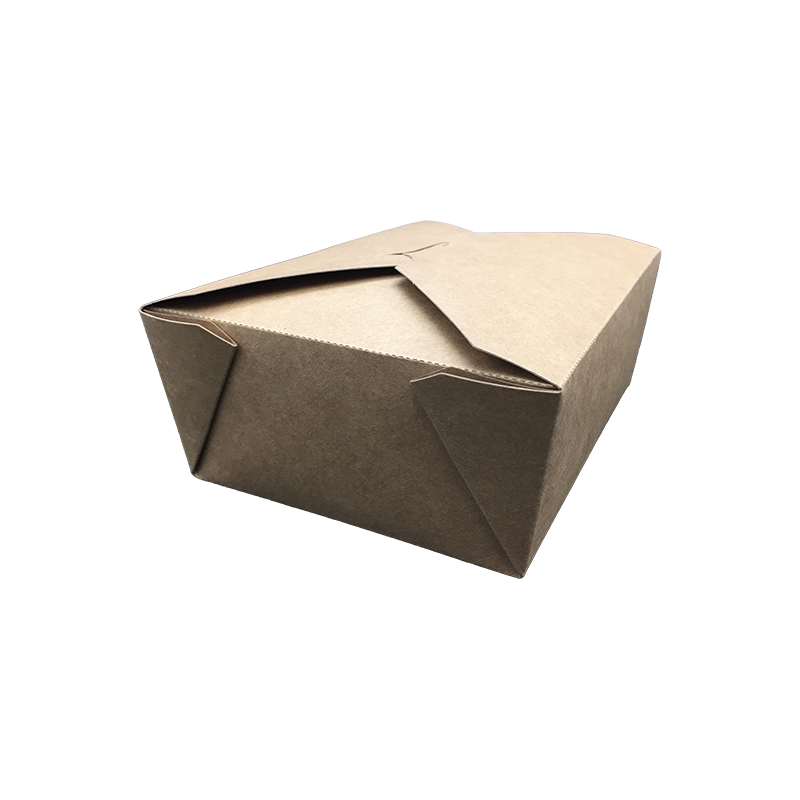 Kraftový papírový vyjímací box Zásobník na potraviny