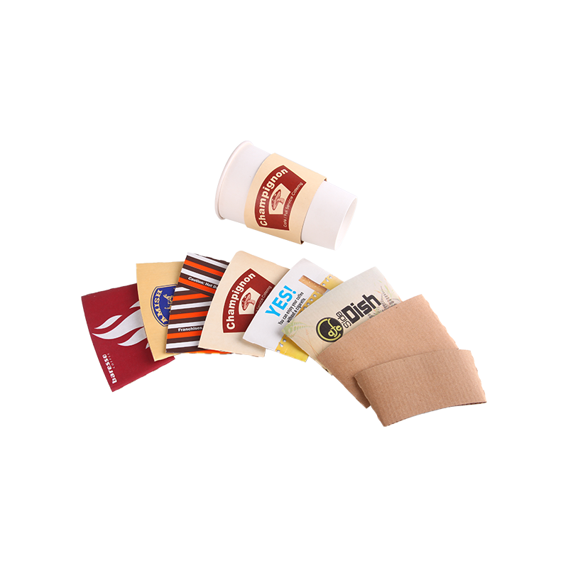 Rukávy držáku na pohárky z recyklovatelného papíru